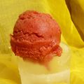 Sorbet fraise banane 