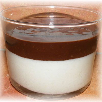 Mousse poire ganache chocolat