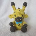 Test crochet - une petite girafe