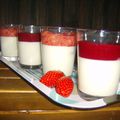 Panacotta aux fruits rouges