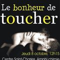 Conférence "Le bonheur de toucher"