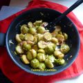 Choux de Bruxelles façon carbonara 