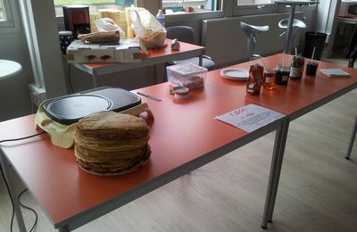 Vente de crêpes chez Becquet