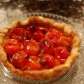 tartelettes aux tomates-cerises confites