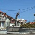 Rond-point à Basse-terre (Guadeloupe)