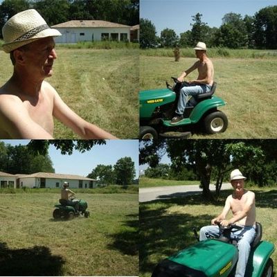 Jacques bichonne la prairie