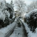 2_Rue du Lavoir : sous la neige, le 12 décembre 2008