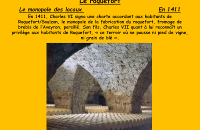 le roquefort, en 1411