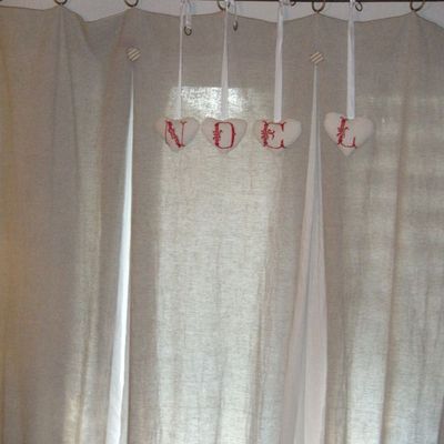 Suspensions de noel en point de croix