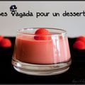 Panna cotta aux fraises Tagada 