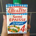 Crème semi épaisse 4% Elle&Vire - 9/10