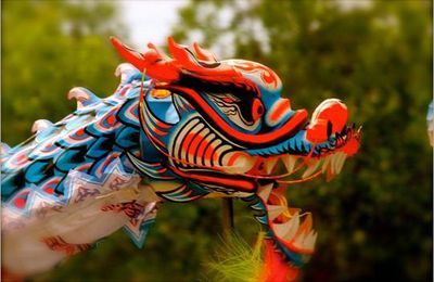 LION DANCE production at school.