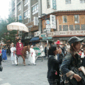 Cultural procession in Insa-dong (Seoul)
