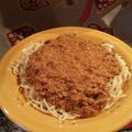 Spaghettis à la bolognaise façon Mag 