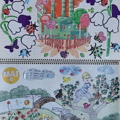 Cahier créatif...mois de Mai...