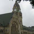 La gare et la poste de Metz