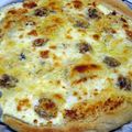 Pizza blanche aux fromages du Vercors