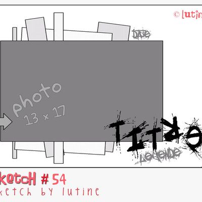 Sketch #54 - 1 photo , format A4
