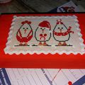 Poules de Noel finition