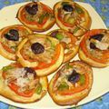 MES PIZETTES OU MINI PIZZAS