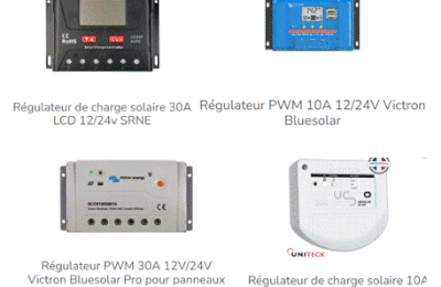 Le régulateur PWM assure la durée de vie des batteries 