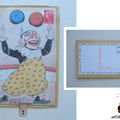 mail ART : le clown qui jongle