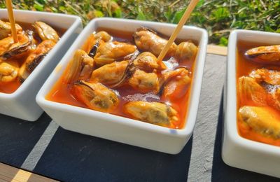 Moules à l'escabèche (version express)