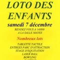 Loto des enfants samedi 7 décembre à Cadillac !