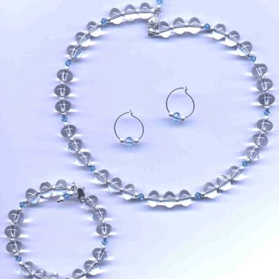 Limpidité du Cristal de Roche, gouttes d'eau rafraîchissantes : Chantal