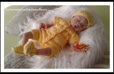 BEBE REBORN A VENDRE **Milyana** - BEBE REBORN A ADOPTER - "La Nurserie Les Papillons Blancs"