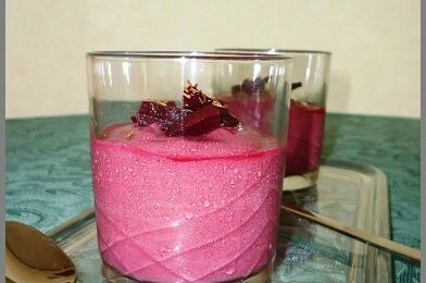 Mousse de betteraves cuites au tofu soyeux