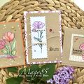 Trio de cartes fleuries !