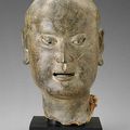 The Art Institute of Chicago : Head of a Luohan, Northern Song, Liao, or Jin dynasty, c. 11th century