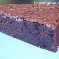 Le fameux gateau au chocolat..