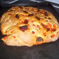 Fougasse chorizo/poivron