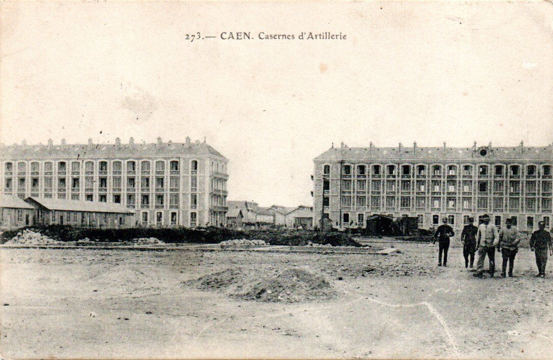 43e RAC Caen 14-18 quartier d'artillerie Claude Decaen