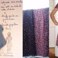 robe sobre pour tissu qui ne l'est pas