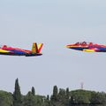 Aéroport: Nîmes (F): Garons (LFTW): Patrouille Tranchant: Fouga CM-170R Magister: F-GJMN: MSN:424.