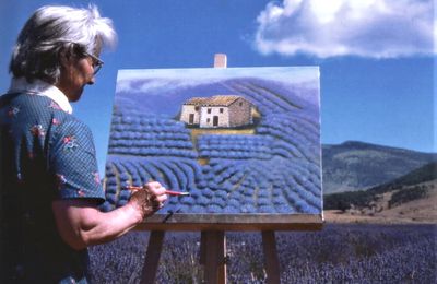 Aimée Castain, peintre du pays bleu