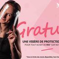 Visière de protection gratuite