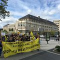 plus d'un millier de militants anti-nucléaires et anti EPR à Saint-Lô samedi 30 septembre 2017