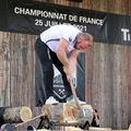 Championnat de France Stihl Timbersports 2021 du Puy en Velay. Après-midi du 25 juillet 2021. 