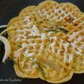 GAUFRES Au Lait de Soja ... Courgettes Oignon Chèvre