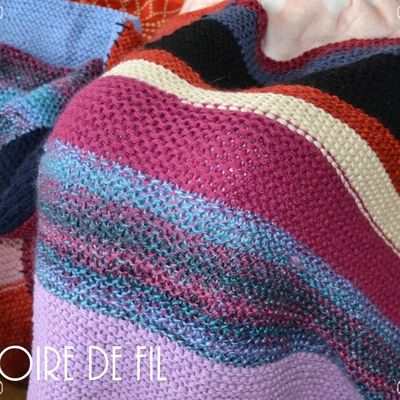 Laines au point mousse