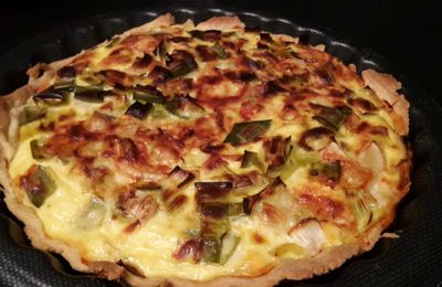 Quiche aux poireaux