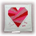 ♥ Déclaration d'amour en quilt (paper piecing)