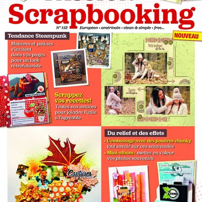 Avant première : Passion Scrapbooking n°112