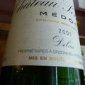 Médoc : Potensac 2001 et Pauillac : Grand-Puy-Lacoste 2007