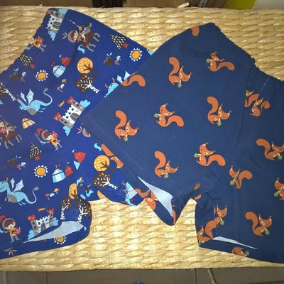 Duo de shorts pour mon garçonnet - A bas les chutes #1