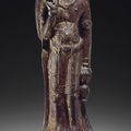 A rare gilt-lacquered bronze figure of Guanyin, Dali Kingdom, Yunnan, 10th-13th century